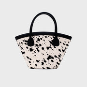 SASKIA TRAPEZE BAG HUESO NEGRO - Butrich Perú