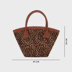 Cargue la imagen en el visor de la galería, SASKIA TRAPEZE BAG LEOPARDO - Butrich Perú