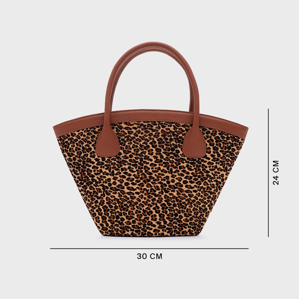 SASKIA TRAPEZE BAG LEOPARDO - Butrich Perú