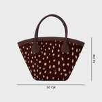 Cargue la imagen en el visor de la galería, SASKIA TRAPEZE BAG MARRÓN - Butrich Perú