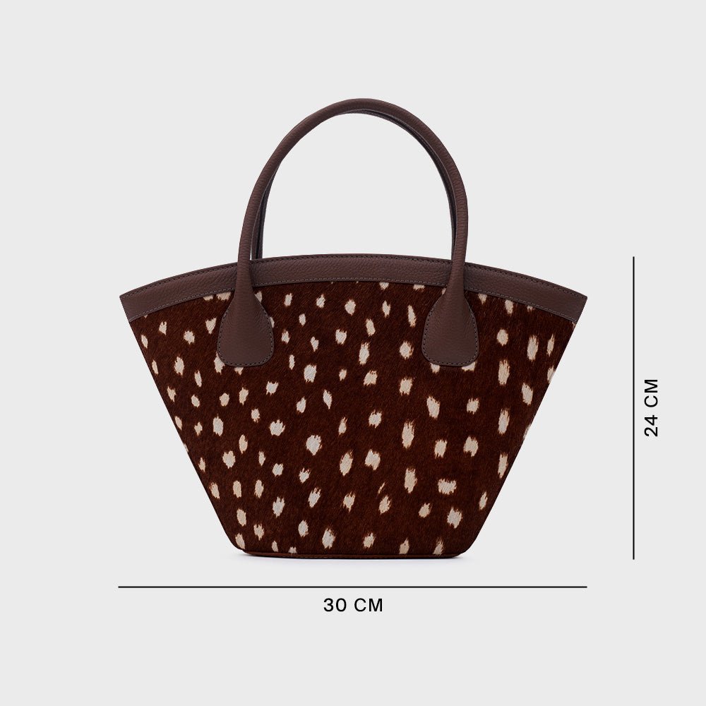 SASKIA TRAPEZE BAG MARRÓN - Butrich Perú