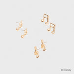Cargue la imagen en el visor de la galería, SET DE 3 ARETES ARPEGGIOS DORADO - Butrich Perú