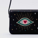 Cargue la imagen en el visor de la galería, SHAZAM MINI FLAP BAG NEGRO
