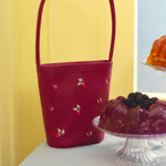 Cargue la imagen en el visor de la galería, STRAWBERRY BUCKET BAG MORA