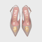 Cargue la imagen en el visor de la galería, STRAWBERRY PUMP SLINGBACK CAFÉ - Butrich Perú