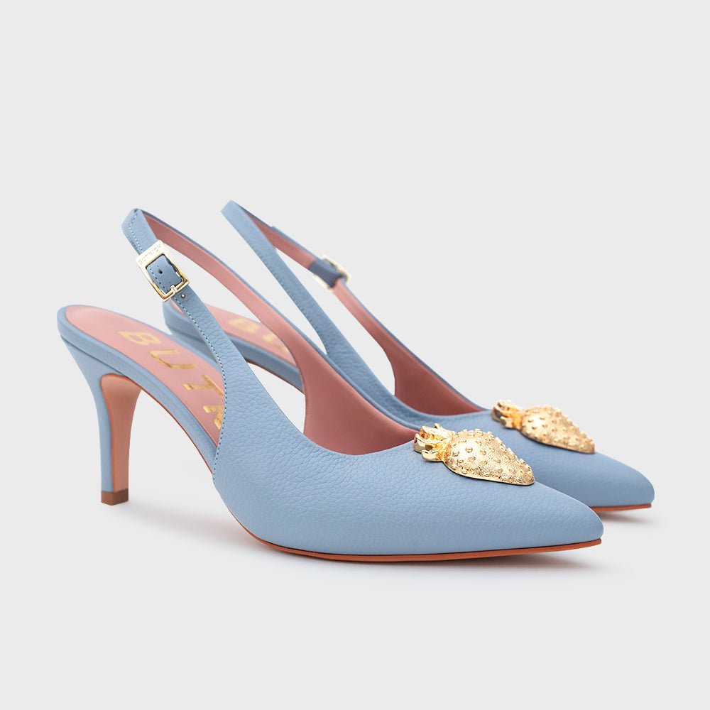 STRAWBERRY PUMP SLINGBACK CELESTE - Butrich Perú
