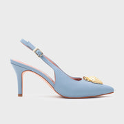 STRAWBERRY PUMP SLINGBACK CELESTE - Butrich Perú