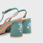 Cargue la imagen en el visor de la galería, SUNDAE PUMP BLUEBERRY SLINGBACK VERDE - Butrich Perú