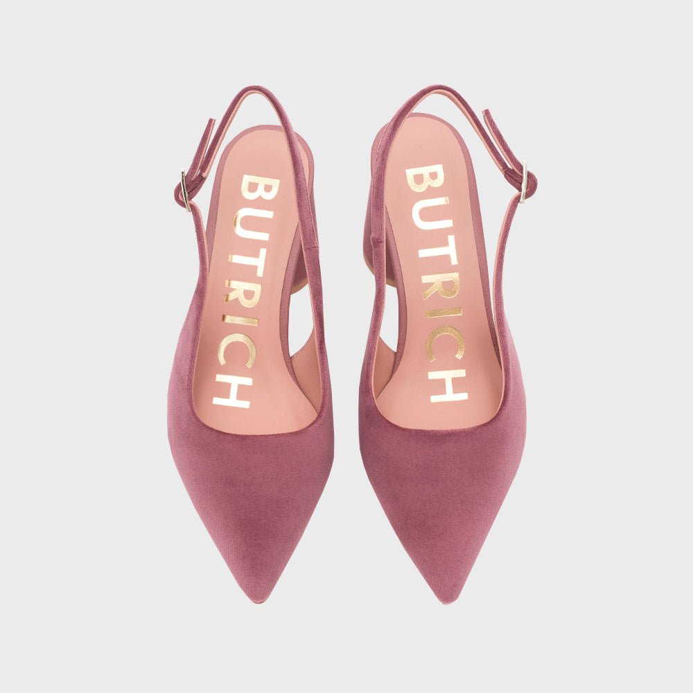 SUNDAE PUMP LEMON SLINGBACK ROSA OSCURO - Butrich Perú