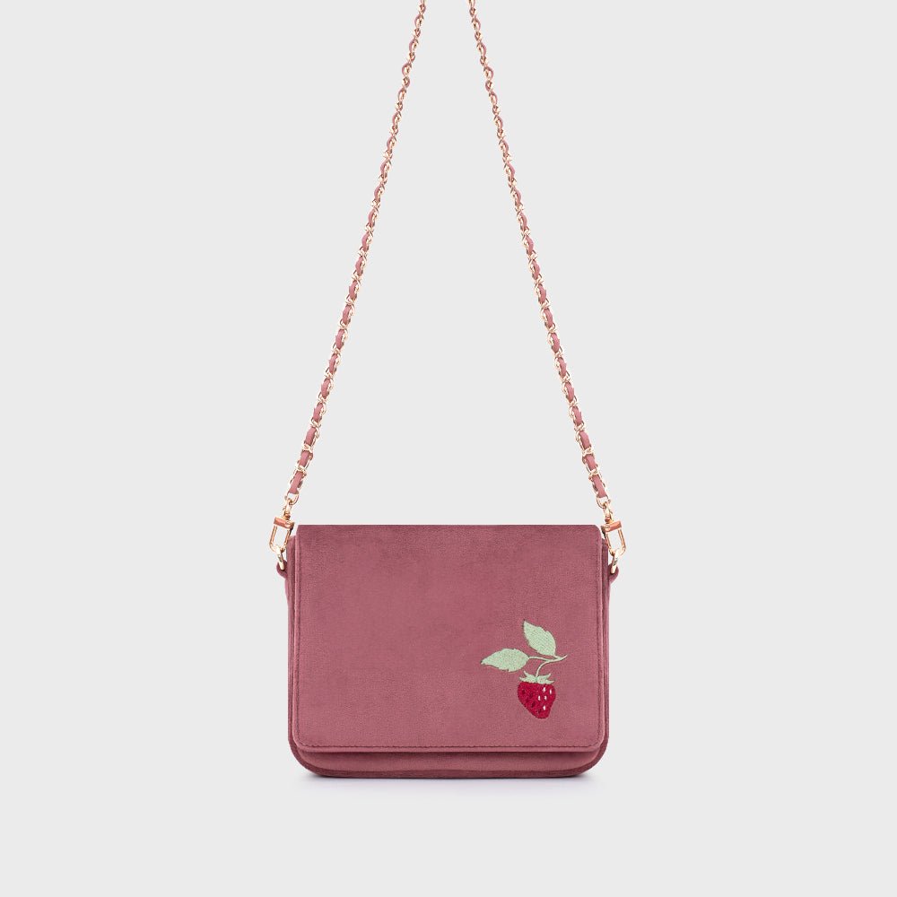 SUNDAE STRAWBERRY MINI BAG ROSA OSCURO - Butrich Perú