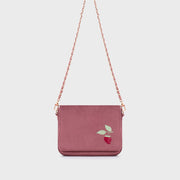 SUNDAE STRAWBERRY MINI BAG ROSA OSCURO - Butrich Perú