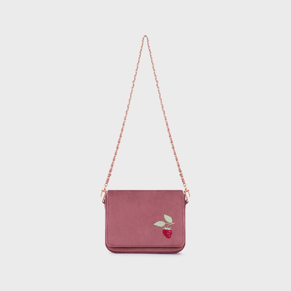 SUNDAE STRAWBERRY MINI BAG ROSA OSCURO - Butrich Perú