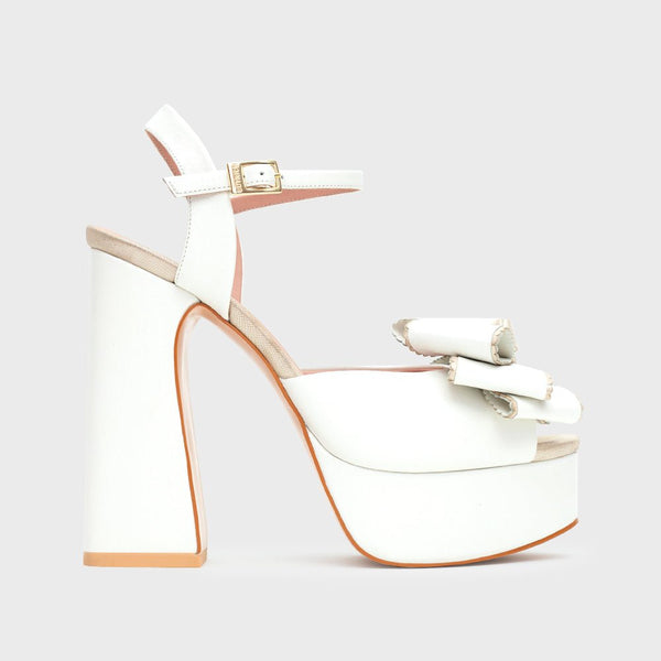 SUSANA PLATAFORMA BRIDE 13CM HUESO - Butrich Perú