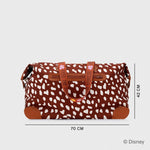 Cargue la imagen en el visor de la galería, TRAVEL BAG BAMBI PRINT MARRÓN - Butrich Perú