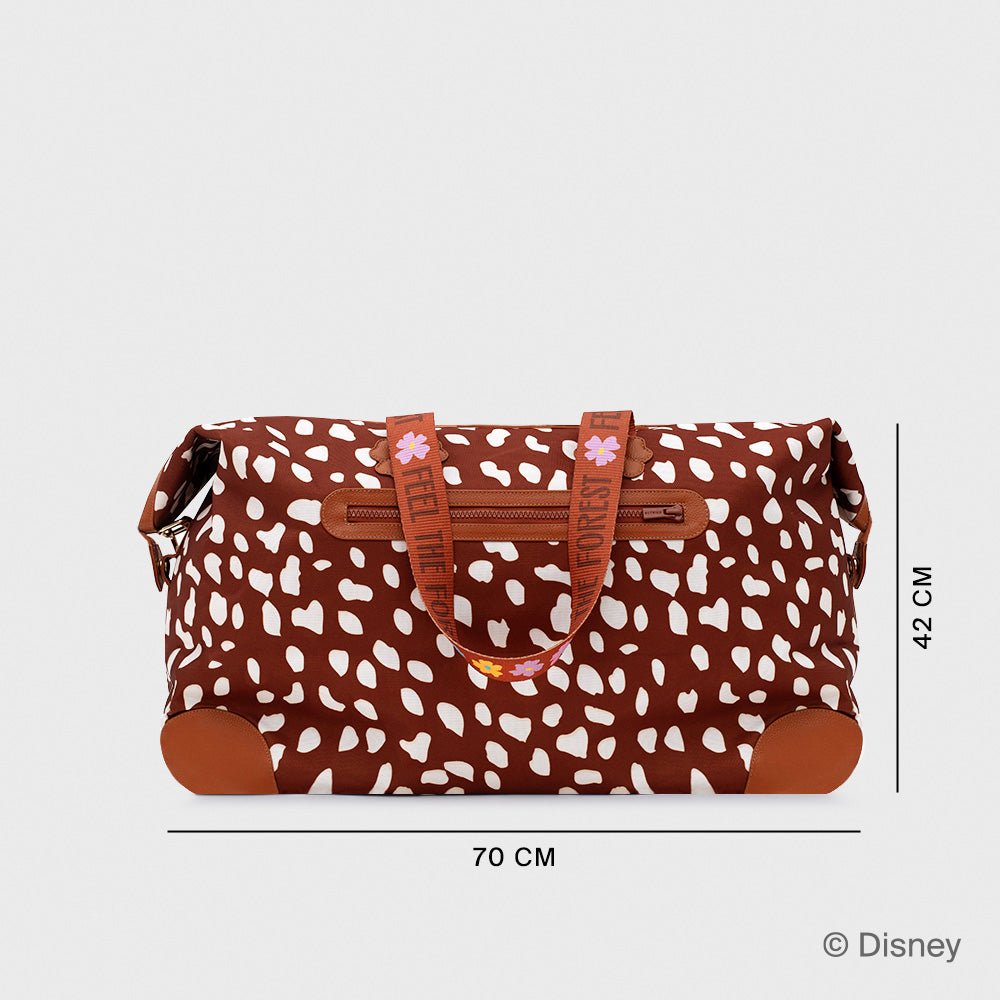 TRAVEL BAG BAMBI PRINT MARRÓN - Butrich Perú